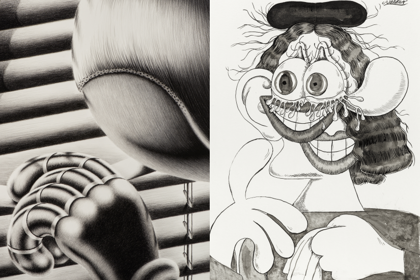 左：Nigel Howlett （英國）作品，右：Baldur Helgason（冰島）作品