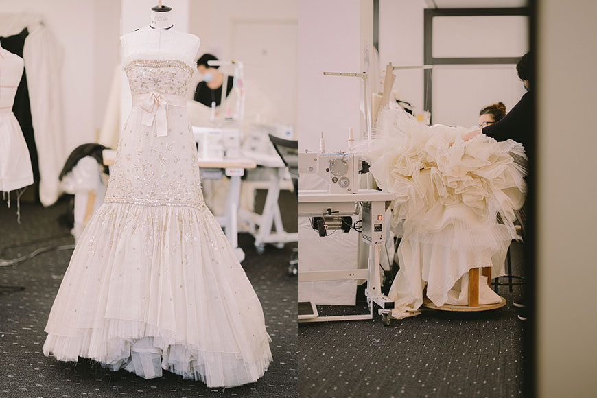 Spencer poster Chanel dress