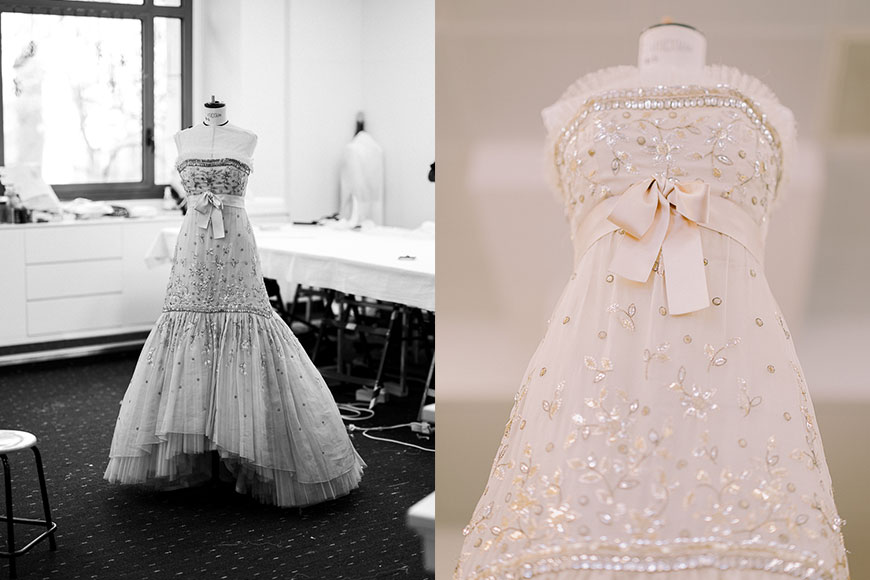 Spencer poster Chanel dress