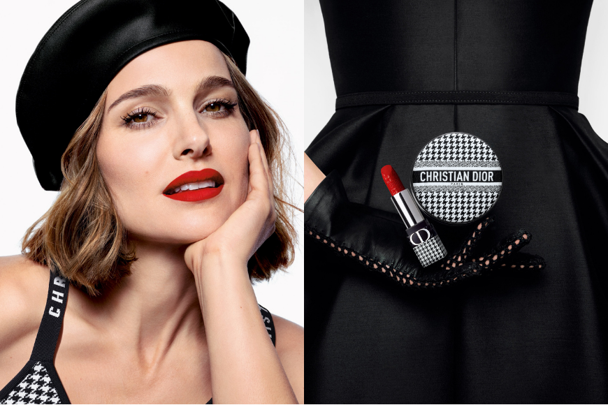 Dior 2022千鳥格 粉底唇膏