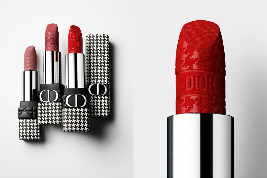 Dior 2022千鳥格 粉底唇膏