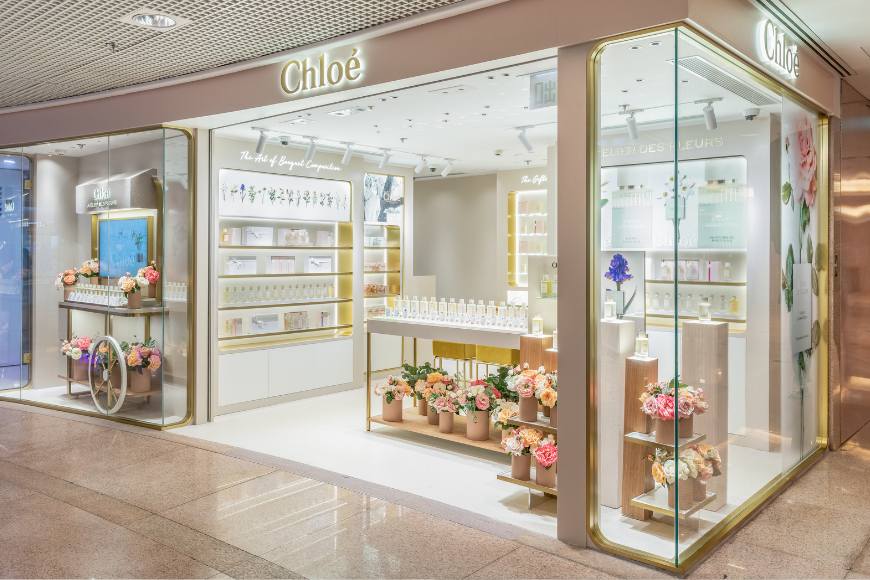 Chloé 海港城首間 Atelier des Fleurs 旗艦店