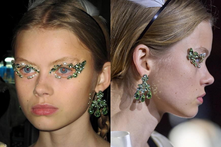 Simone Rocha FW22 Makeup