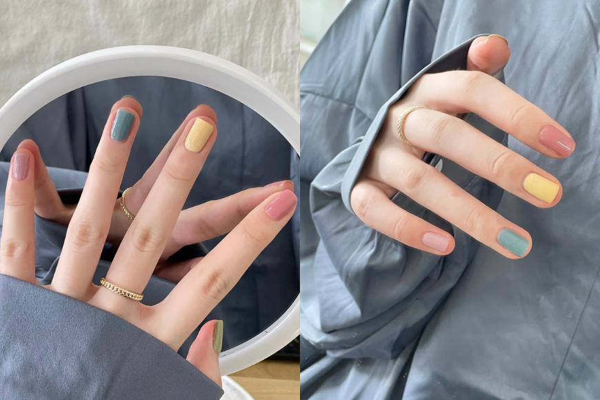 跳色美甲 2022 春夏