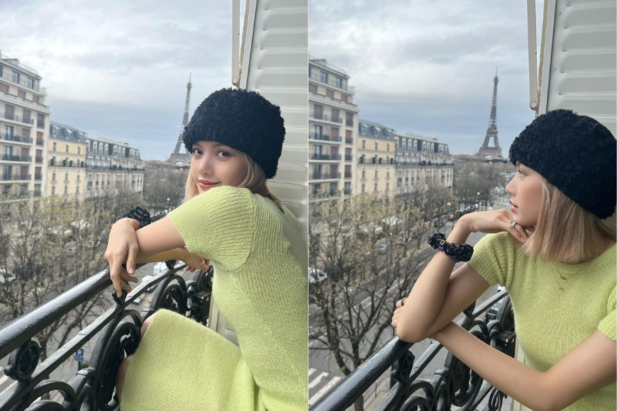 Lisa 同款 Celine 髮圈