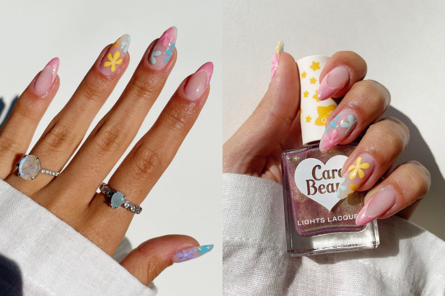 Care Bear pastel 色美甲 Jennie