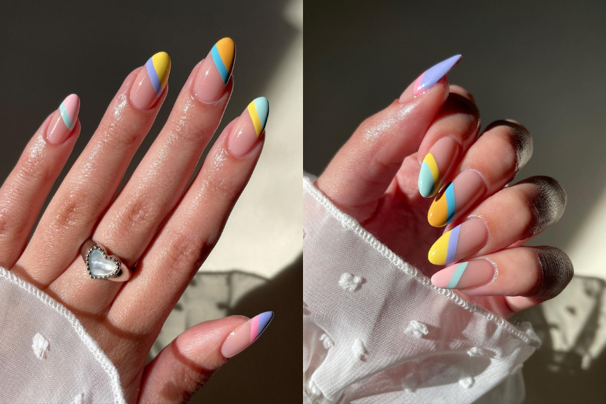 Care Bear pastel 色美甲 Jennie