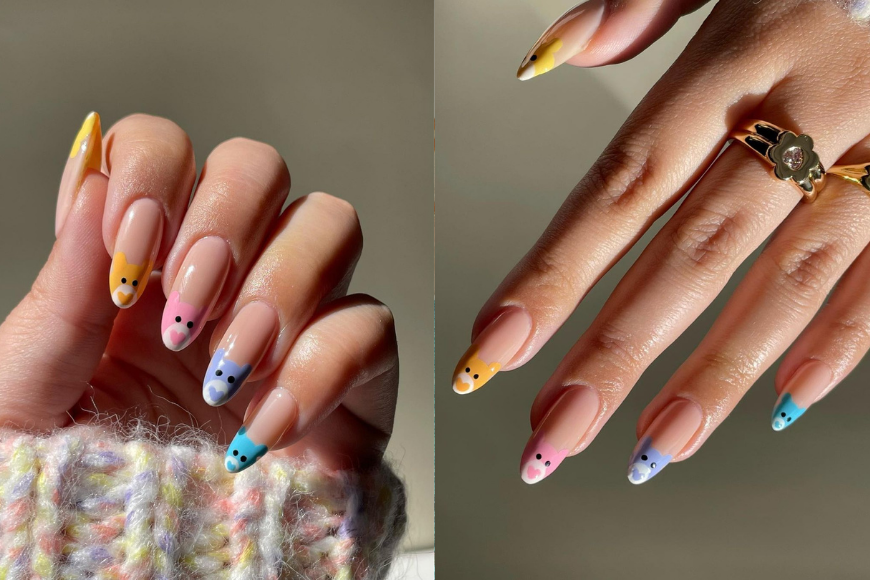 Care Bear pastel 色美甲 Jennie