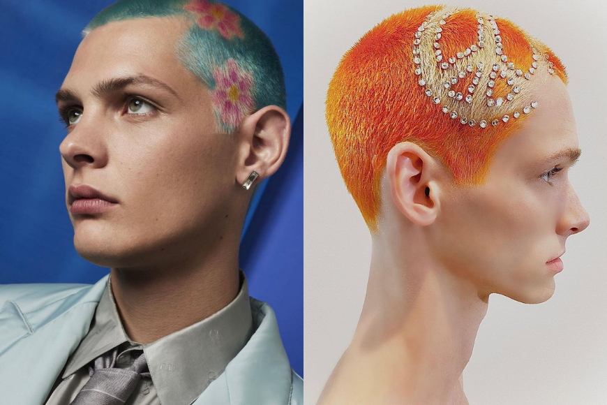 DiorERL 2022 Hair Buzz Cut 