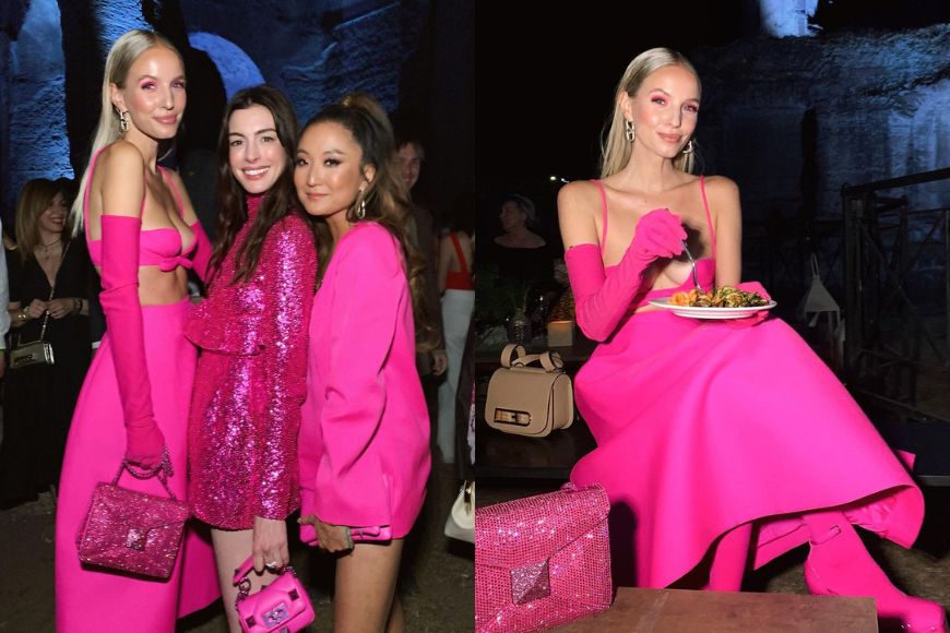 Valentino 桃紅色妝 2022