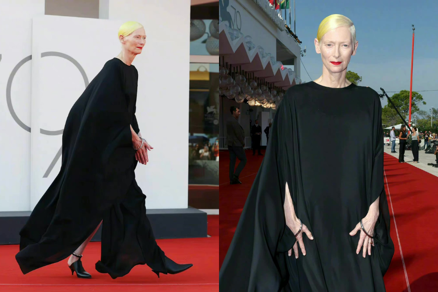 Tilda Swinton in 79th venice film festival