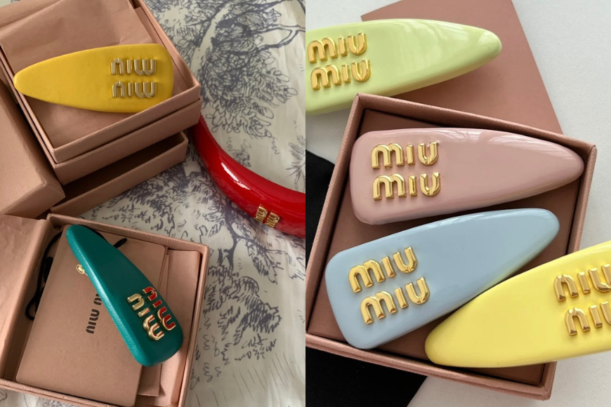 miu miu hair clip