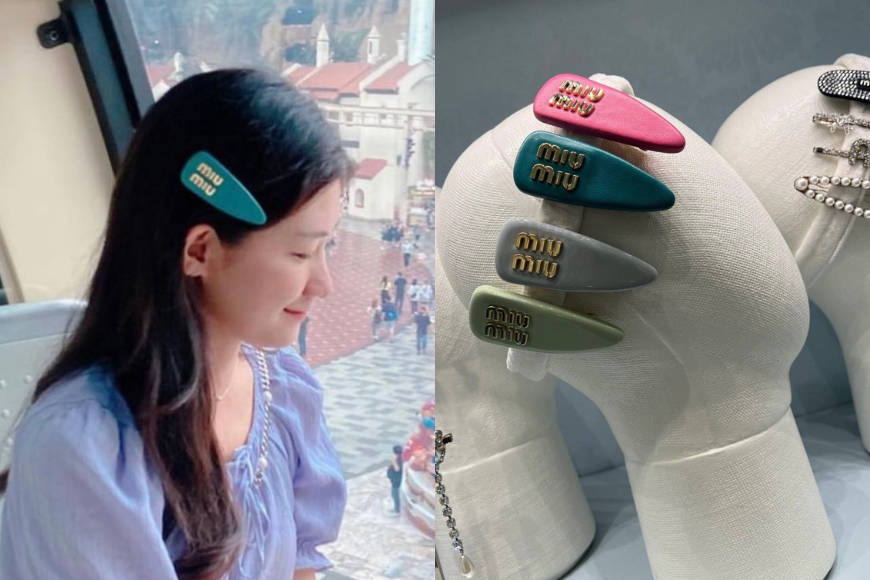 miu miu hair clip