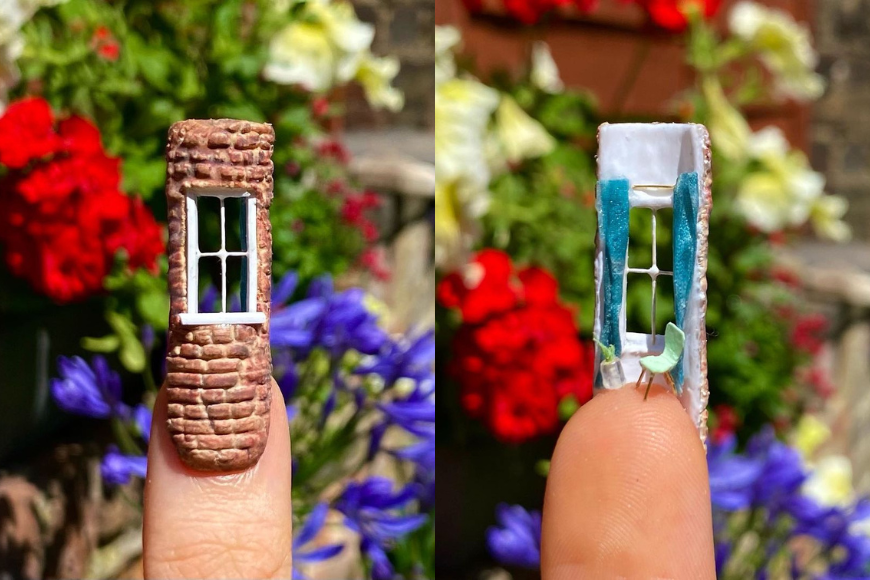 Soph Parkinson nail 微雕美甲