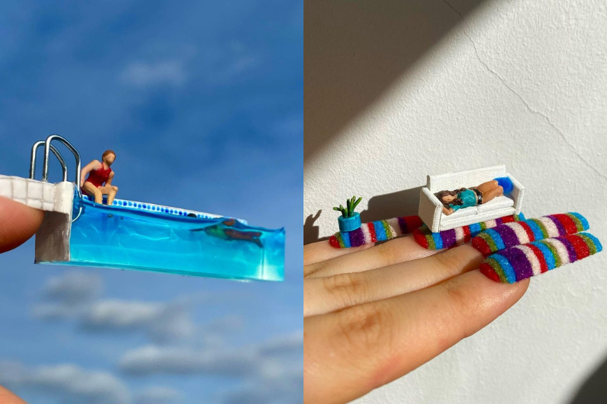 Soph Parkinson nail 微雕美甲