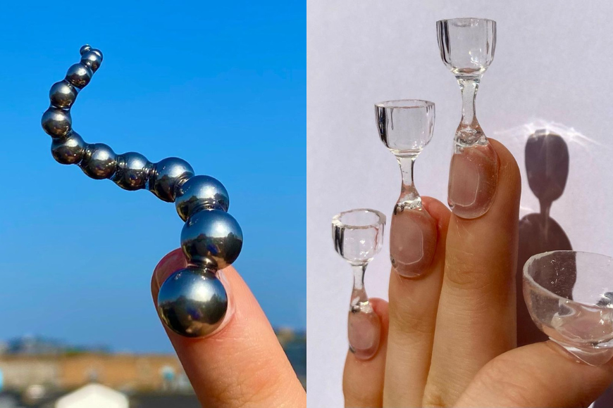 Soph Parkinson nail 微雕美甲