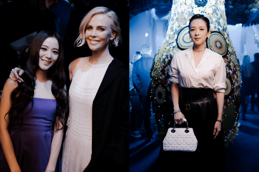  Dior 品牌大使 BLACKPINK 成員 Jisoo、金獎影后 Charlize Theron、章子怡