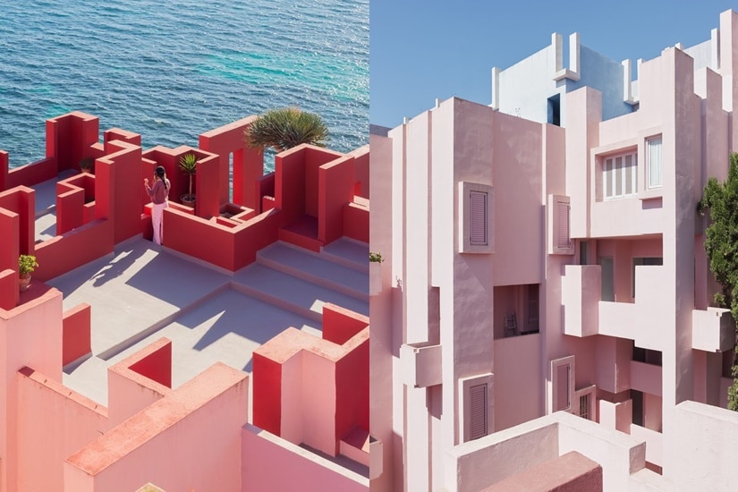 粉紅景點 - 西班牙 La Muralla Roja